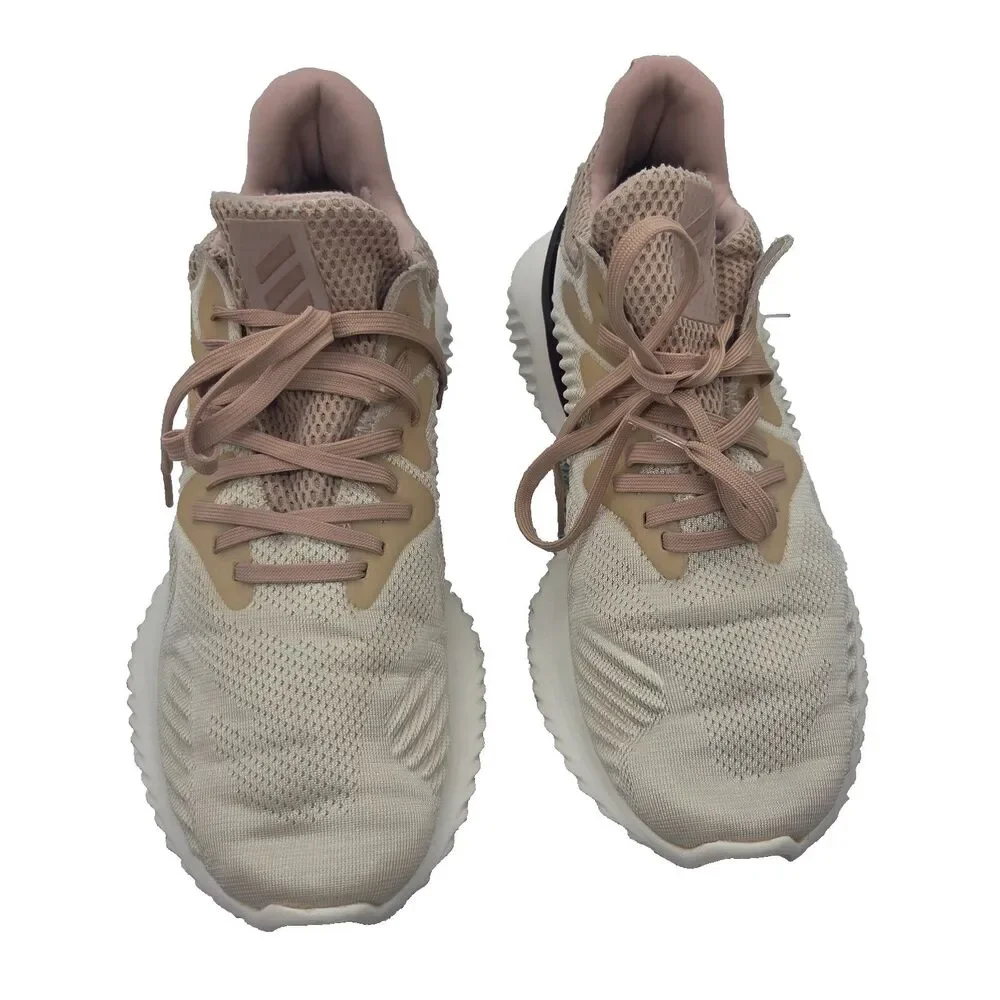 Adidas Alphabounce Ash Pearl Running Shoes Womens Athletic Sneakers 9.5